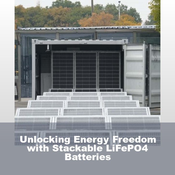 Unlocking Energy Freedom with Stackable LiFePO4 Batteries